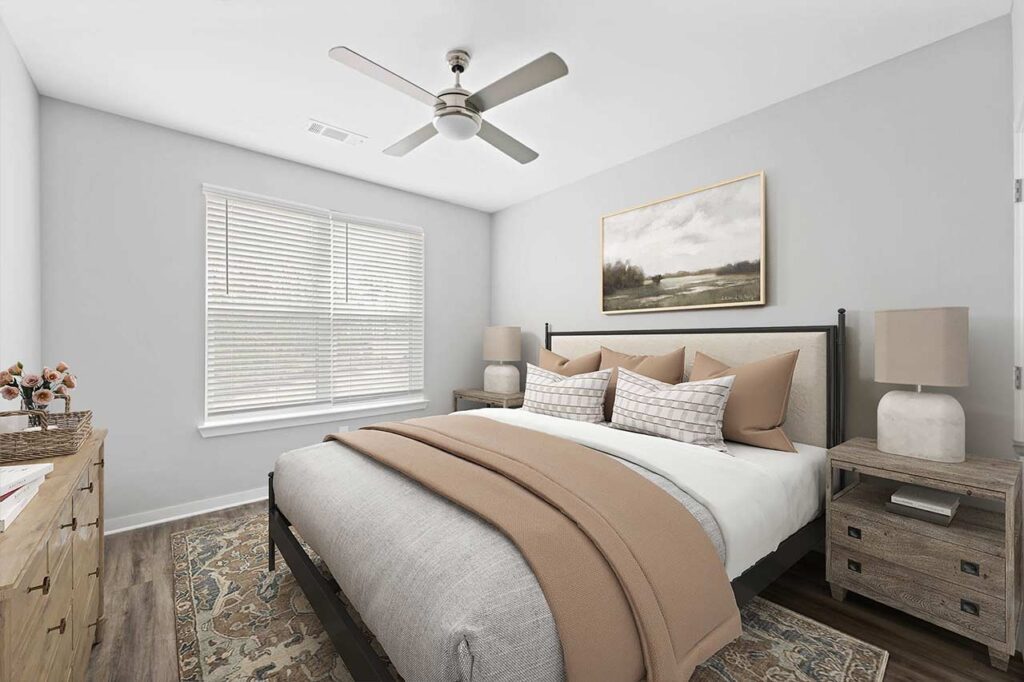 Ewing Heights apartment interior bedroom